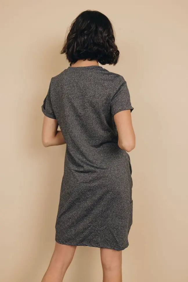 Odell Knotted Mini Dress Stay Warm in Style
