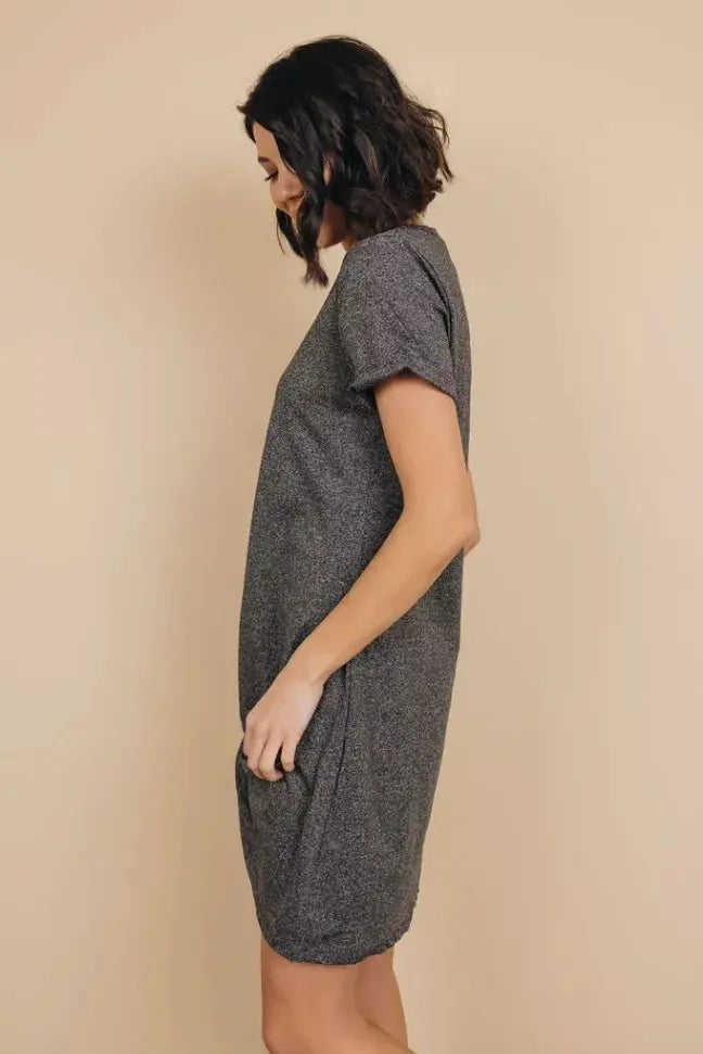 Odell Knotted Mini Dress Stay Warm in Style