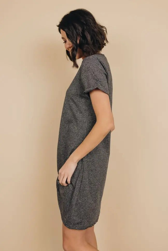 Odell Knotted Mini Dress Stay Warm in Style