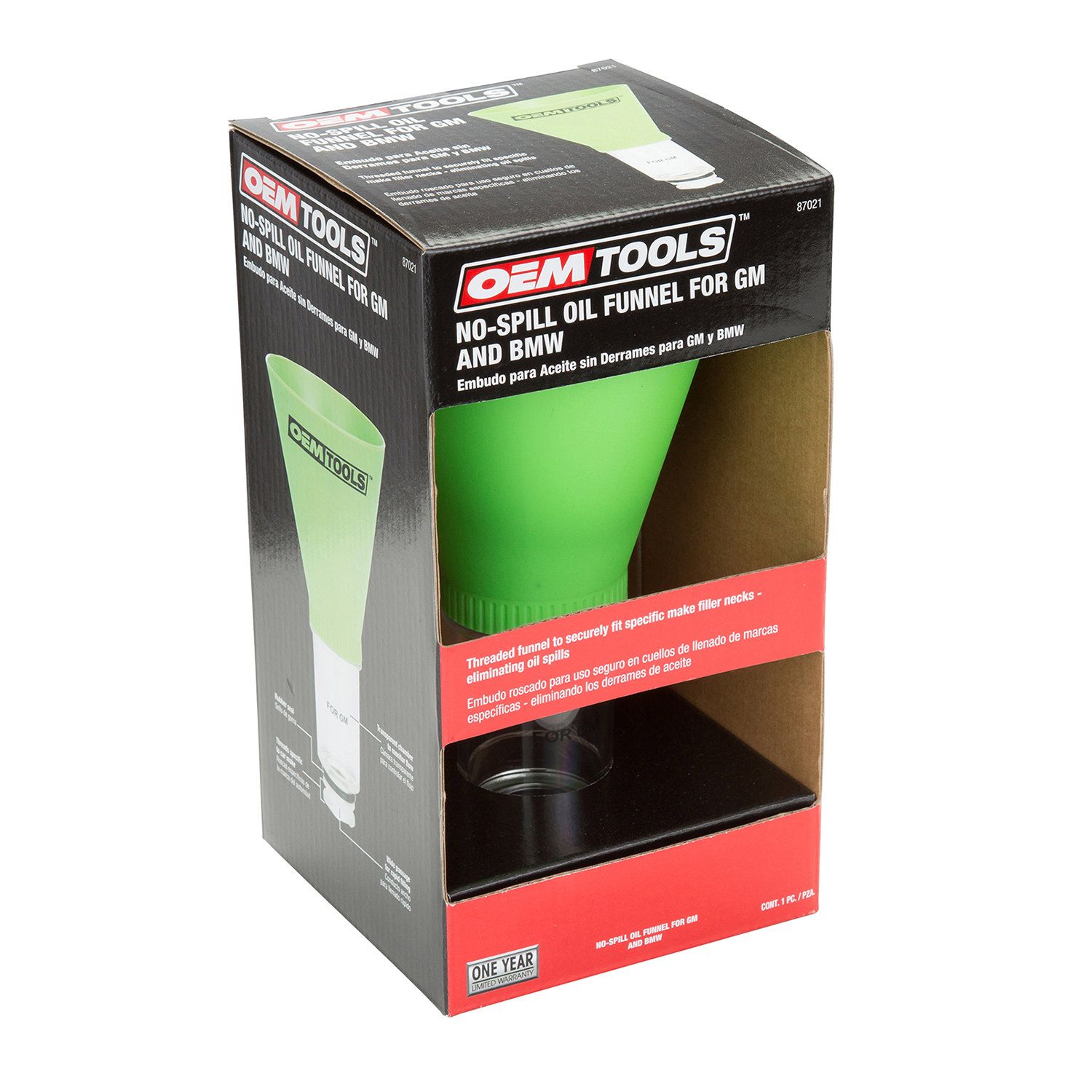 Oemtools 87021 Direct Fit Oil Funnel For Gm And Bmw OEM TOOLS