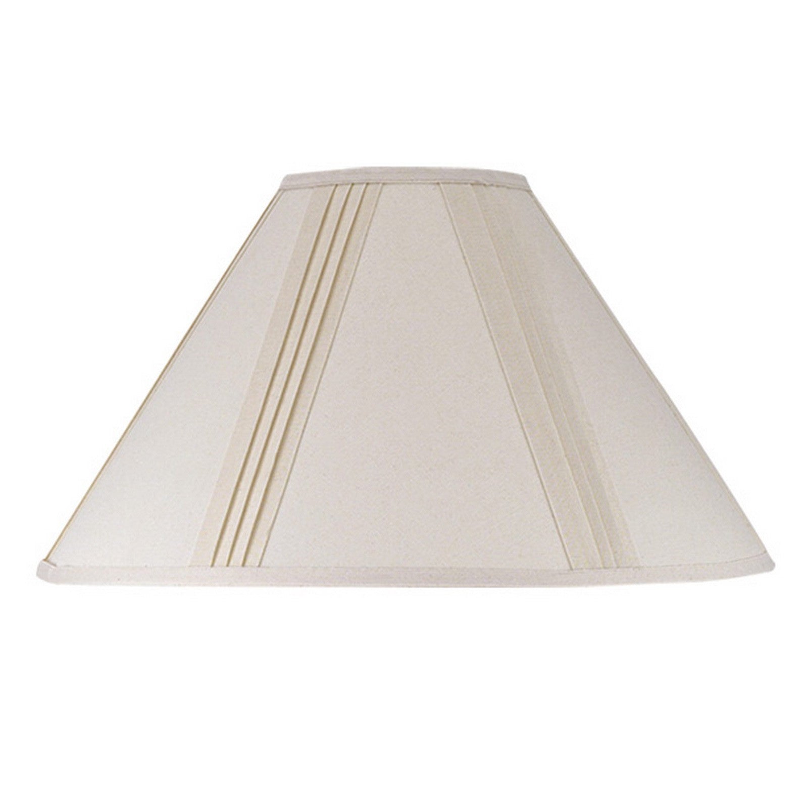 Off White Linen Pleated Empire Lamp Shade Homeroots Lighting