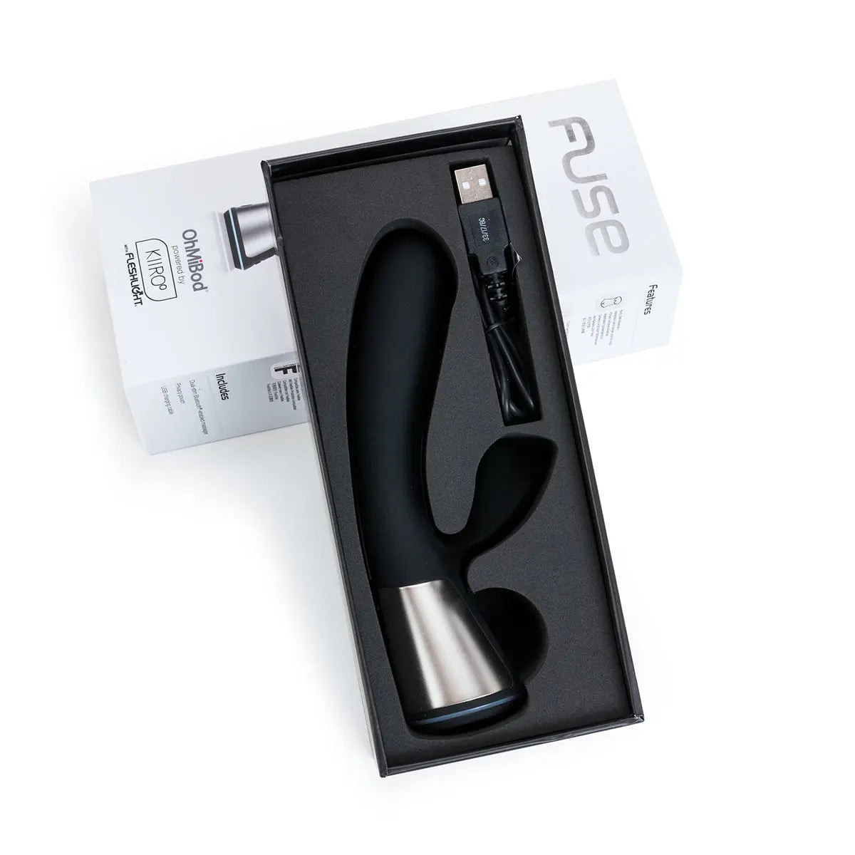 OhMiBod Fuse Interactive Dual Stim - Black OhMiBod