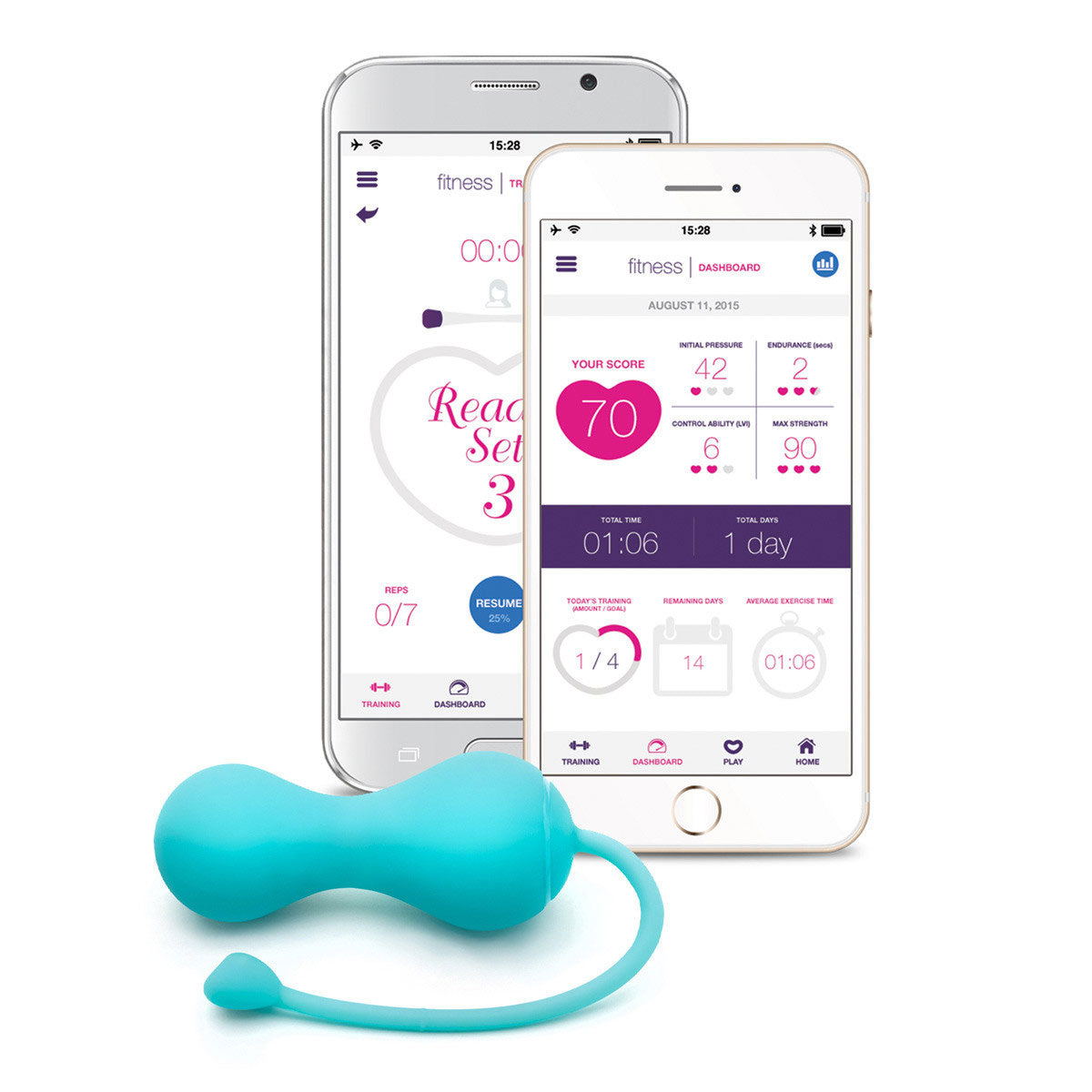 OhMiBod Lovelife Krush Kegel Exerciser - Turquoise OhMiBod