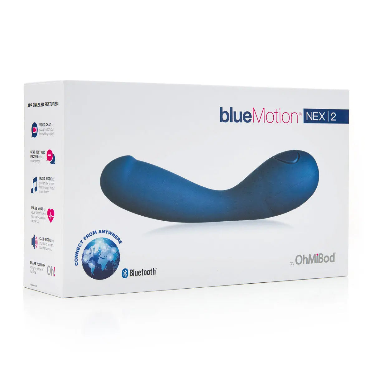 OhMiBod NEX2 BlueMotion Vibe - 2nd Gen OhMiBod