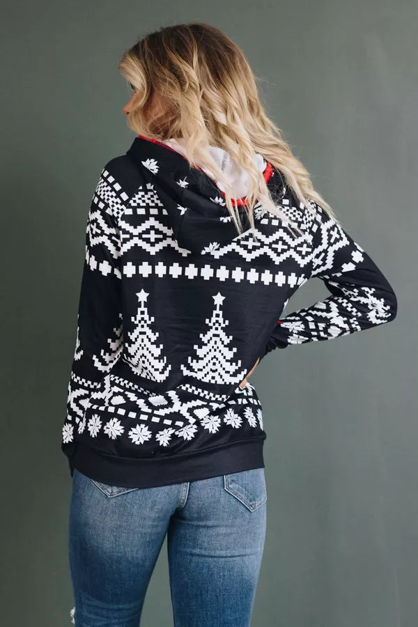 Oh, Christmas Tree Plaid Hoodie Stay Warm in Style