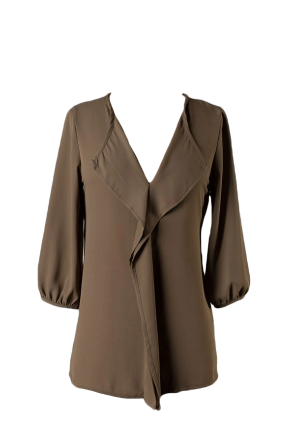 Olive Classic Flow Blouse SurelyMine