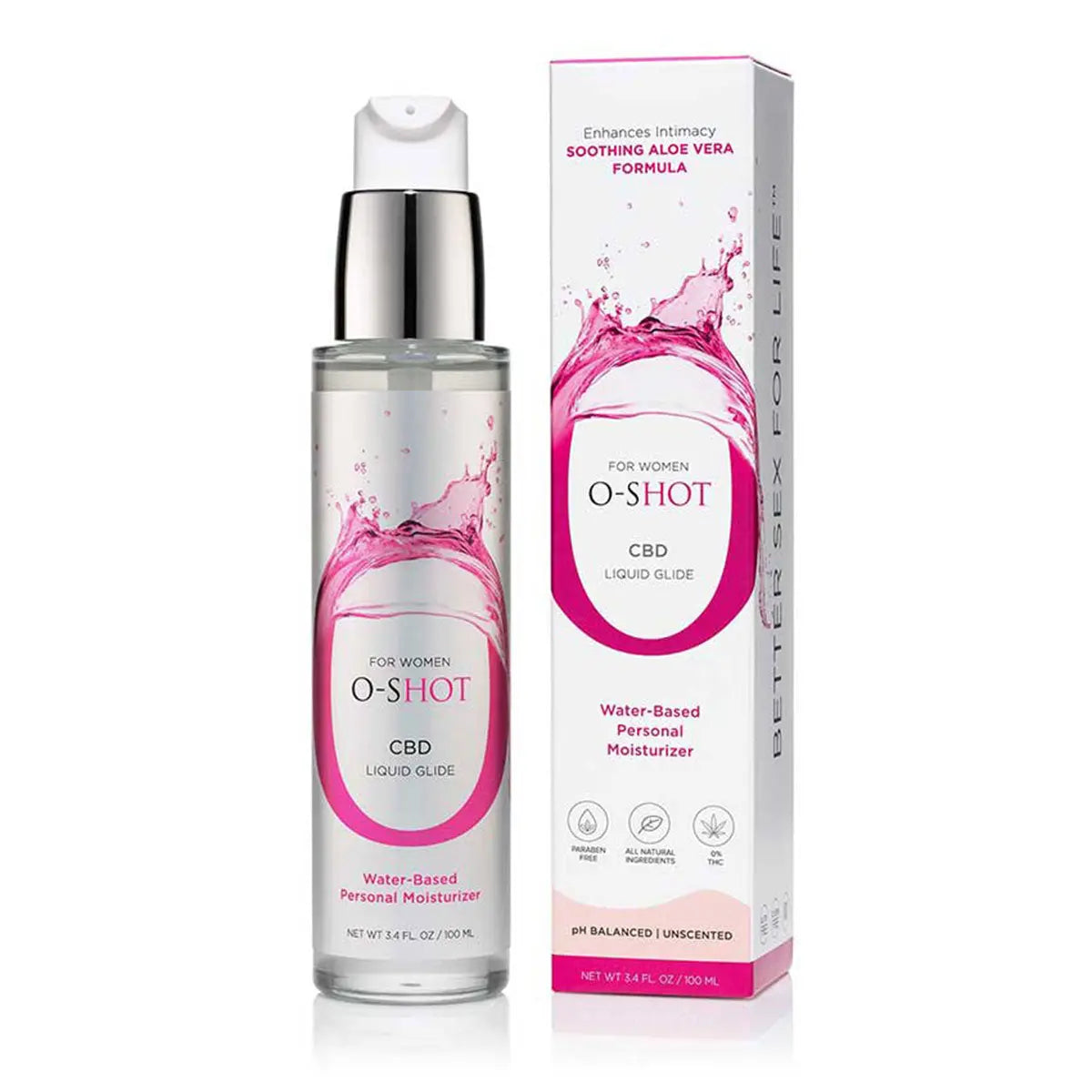 Omax O-Shot Liquid Glide 100ml (10mg CBD) Omax Health
