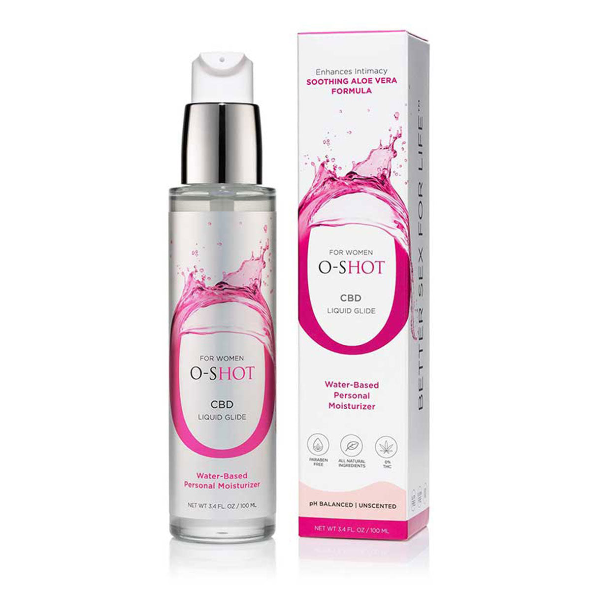Omax O-Shot Liquid Glide 100ml (10mg CBD) Omax Health