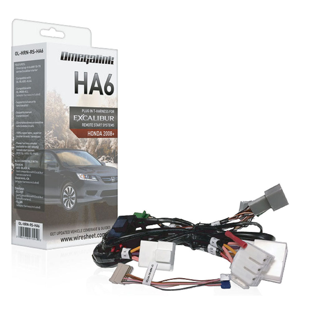 Omegalink T-harness - Covers Select Acura & Honda Pts Vehicles (2013-2017) Excalibur Alarms