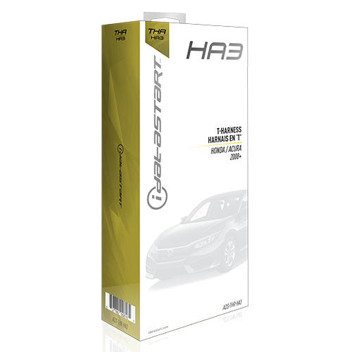 Omegalink T-harness For Olrsbaha3 - Factory Fit Install; Select Honda/acura '08-'22 Standard Key Excalibur Alarms