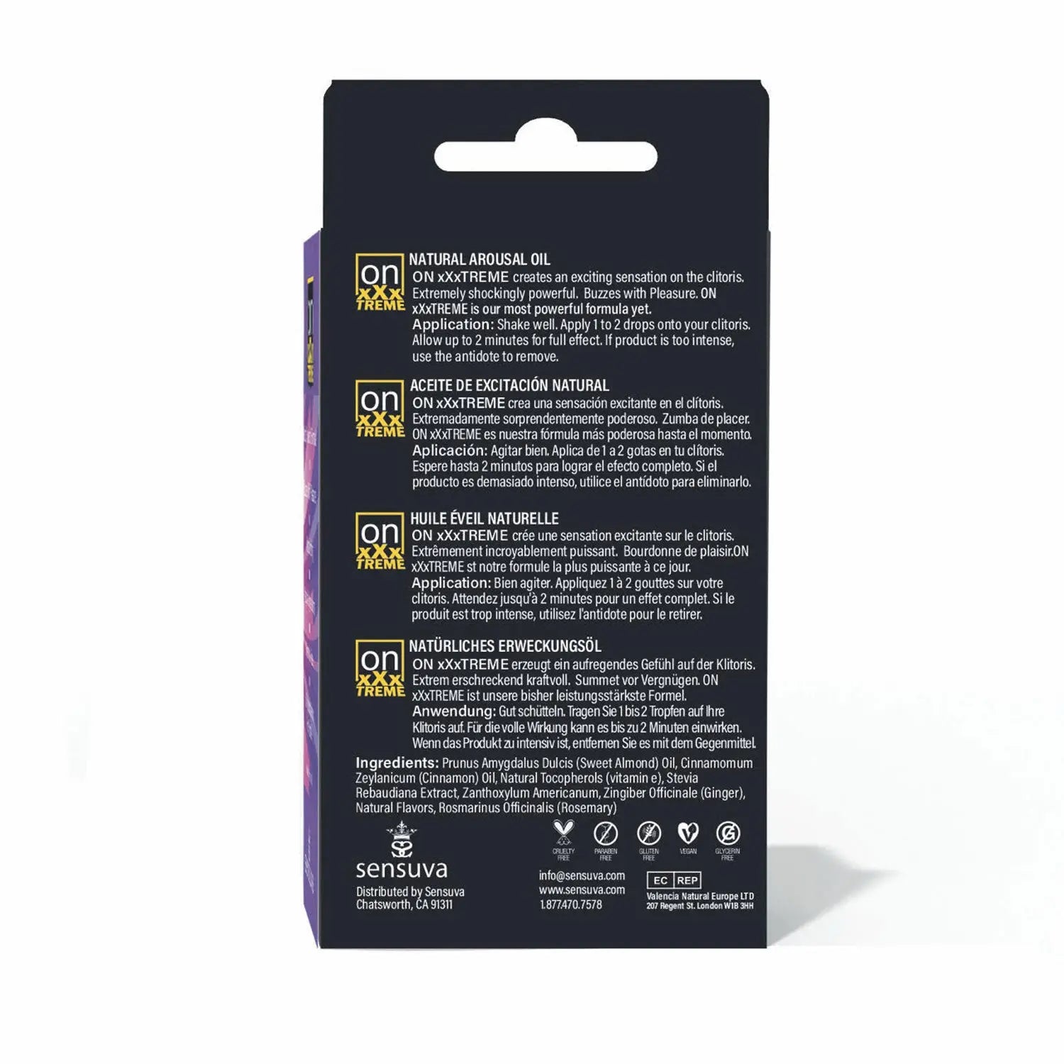 On Xxxtreme Arousal Oil 5ml Medium Box Sensuva