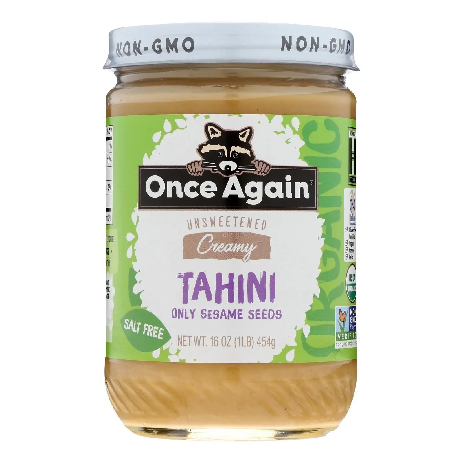 Once Again - Tahini Sesame - Case Of 6-16 Oz Once Again