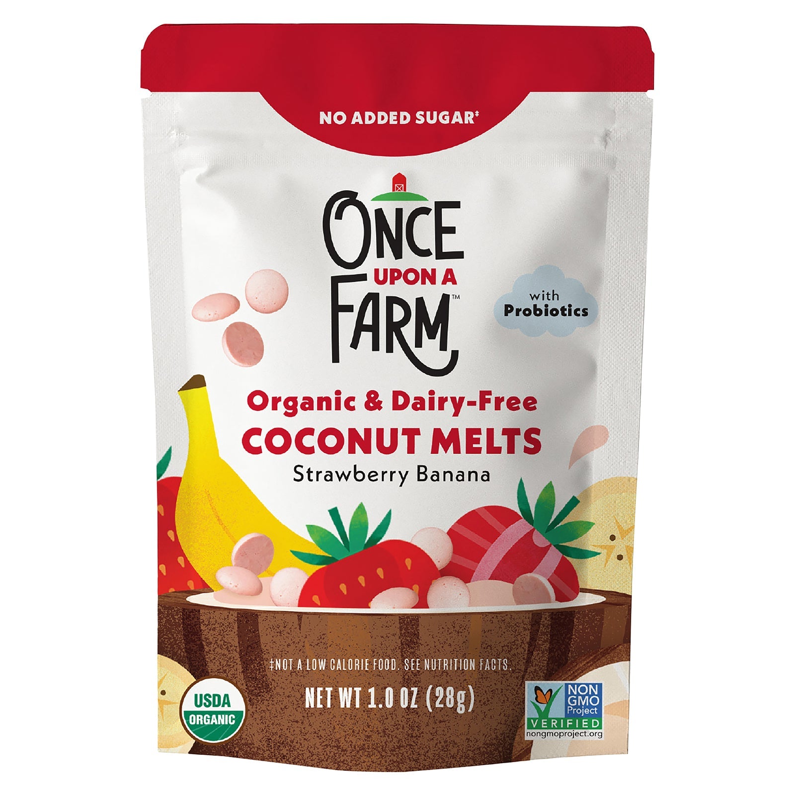 Once Upon A Farm - Cnut Melts Og2 Straw Ban - Cs Of 8-1 Oz Once Upon A Farm