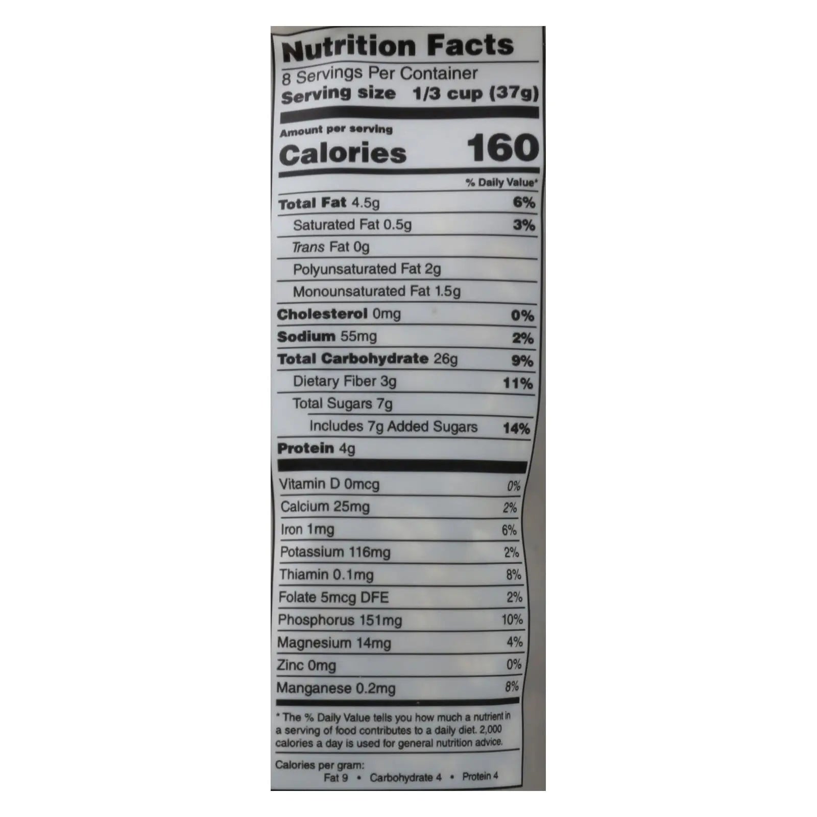 One Degree Organic Foods Sprouted Oat Granola - Vanilla Chia - Case Of 6 - 11 Oz. One Degree Organic Foods