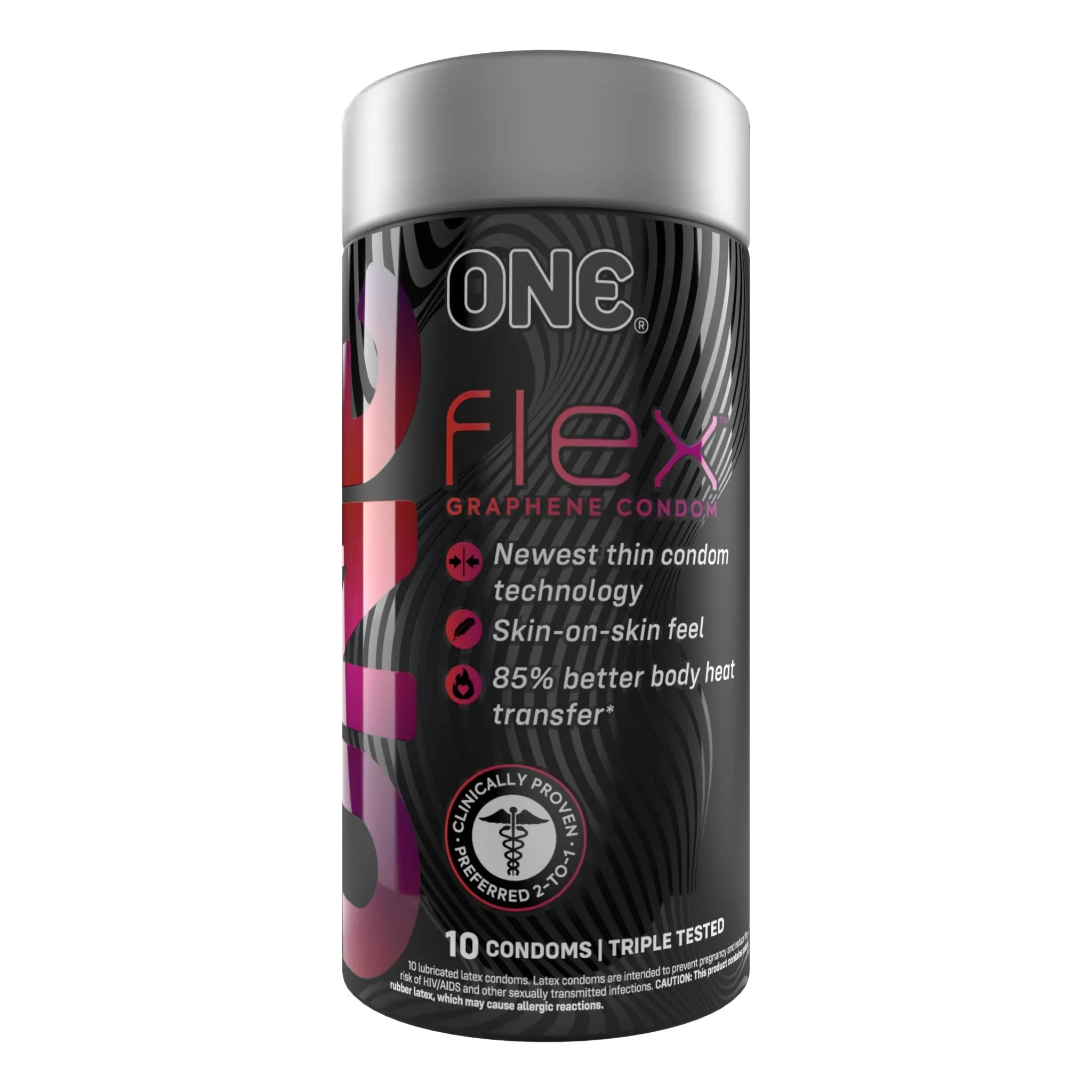 One Flex 10 Count Condoms Paradise Marketing