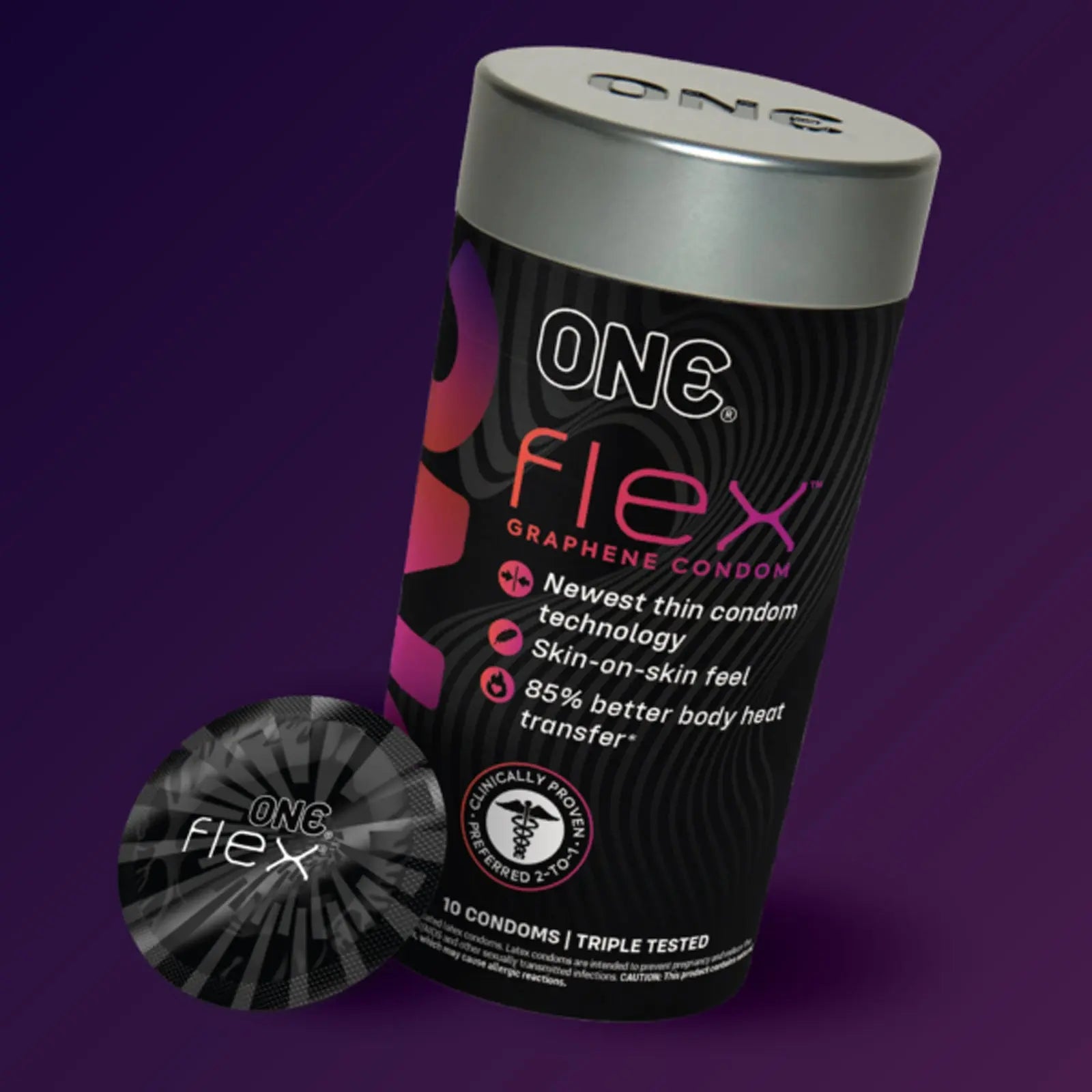 One Flex 10 Count Condoms Paradise Marketing