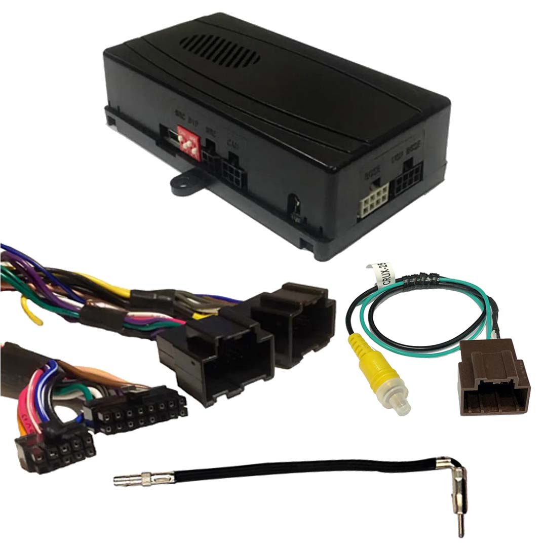 Onstar Radio Replacement Interface With Swc Retention & Video Switcher For Select '12-'14 Gm Lan-29 CRUX
