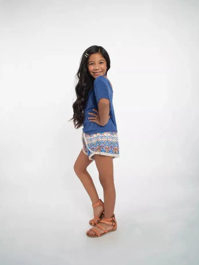 Open Back Top ft Short Cape Sleeves Little Mass