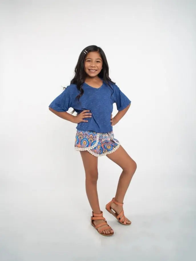 Open Back Top ft Short Cape Sleeves Little Mass