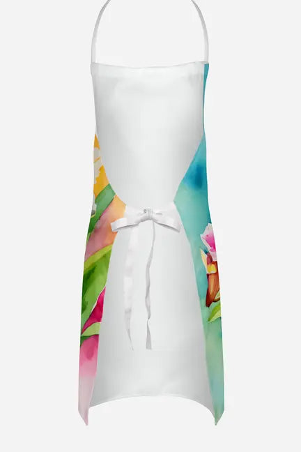 Orchids in Watercolor Apron Caroline's Treasures