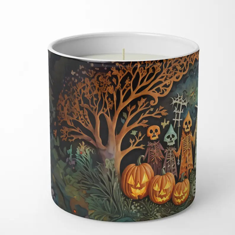 Orcs Spooky Halloween Decorative Soy Candle Caroline's Treasures