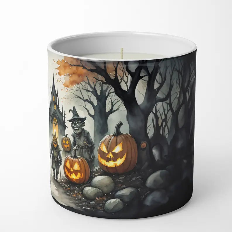 Orcs Spooky Halloween Decorative Soy Candle Caroline's Treasures