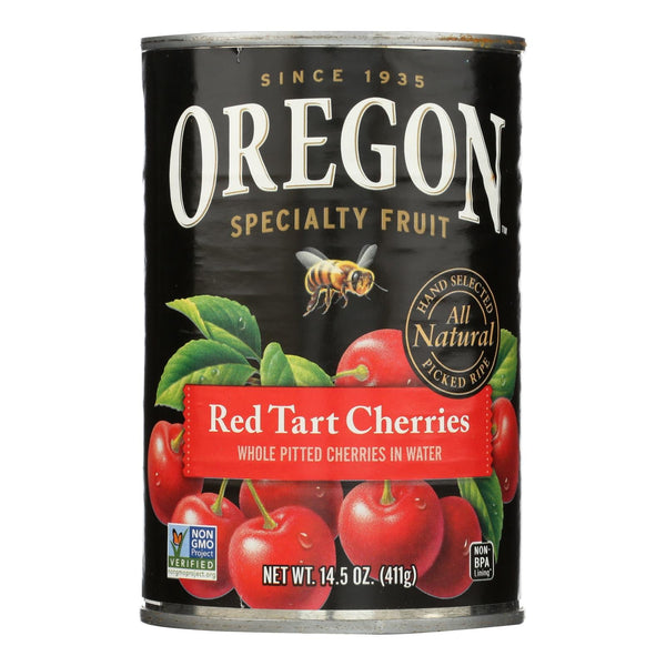 Oregon Fruit Red Tart Cherries In Water - Case Of 8 - 14.5 Oz. Oregon Fruit