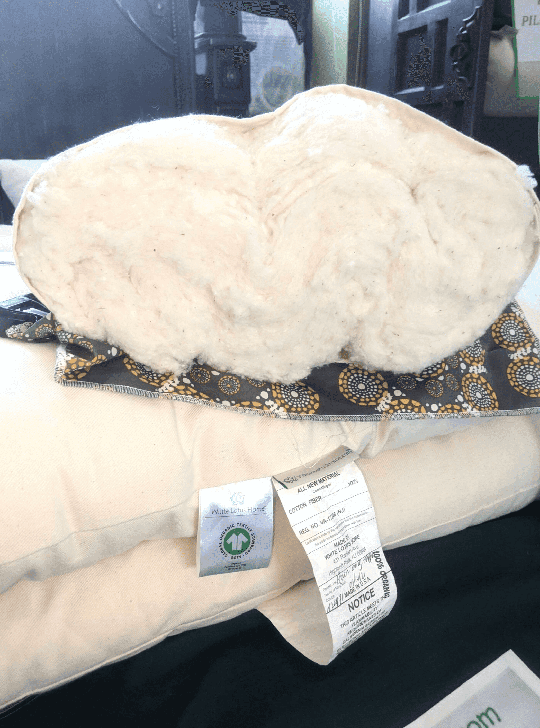 Organic Cotton Topper White Lotus Home