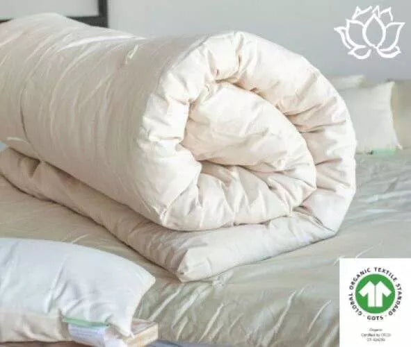 Organic Cotton Topper White Lotus Home
