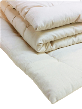 Organic Cotton Topper White Lotus Home