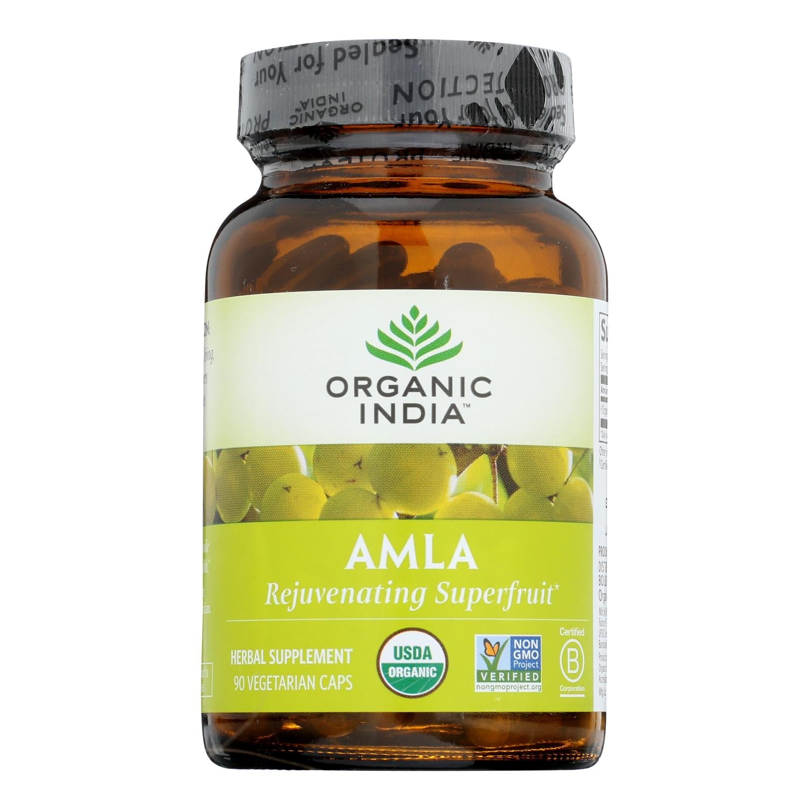 Organic India, Amalaki  - 1 Each - 90 Vcap Organic India
