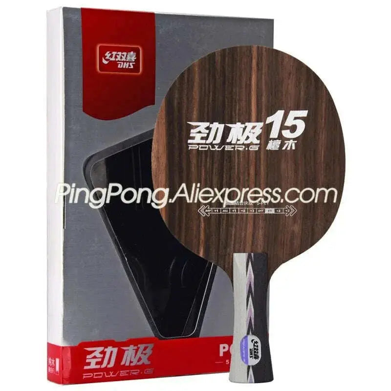 Original-DHS-POWER-G-PG-15-Table-Tennis-Blade-_5-Ply-Ebony_-Racket-PG15-Ping-Pong-Bat-Paddle-FreeDropship-335694834