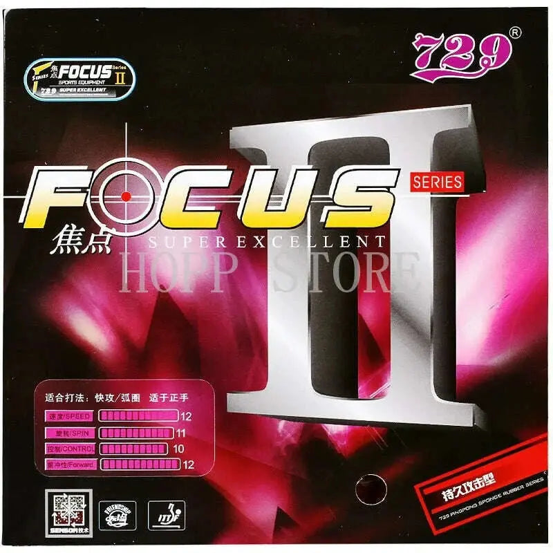 Original-RITC-729-Friendship-FOCUS-II-FOCUS2-Pips-in-Table-Tennis-Rubber-Ping-Pong-Sponge-FreeDropship-335291692