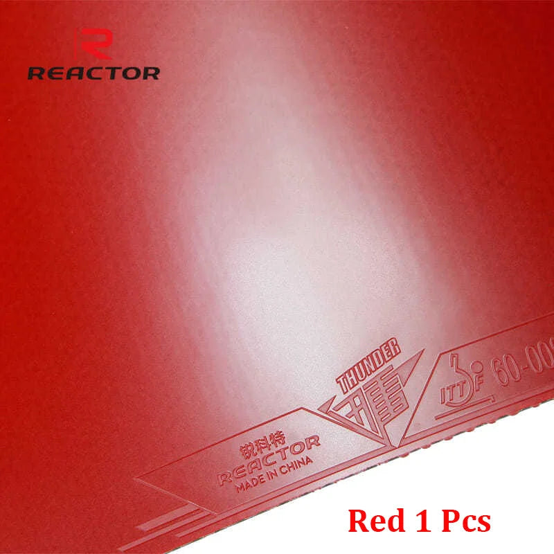 Original Reactor THUNDER Table Tennis Rubber Forehand Offensive Ping Pong Sponge with ITTF Approved Medium Hard GreatEagleInc