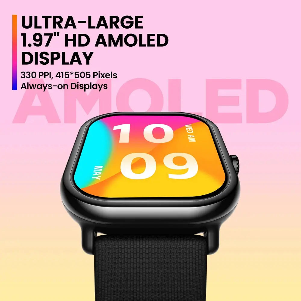 Original Zeblaze GTS 3 Pro Smartwatch 1.97" AMOLED HD Display HiFi Voice Calling SpO2 Health Monitor Sport Smart Watch Men Women GreatEagleInc