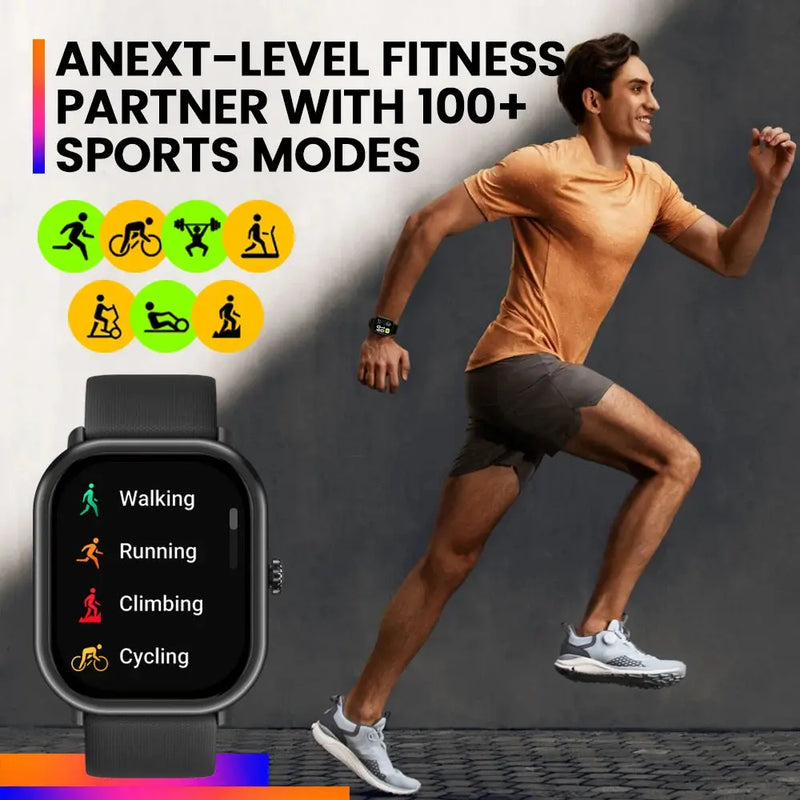 Original Zeblaze GTS 3 Pro Smartwatch 1.97" AMOLED HD Display HiFi Voice Calling SpO2 Health Monitor Sport Smart Watch Men Women GreatEagleInc