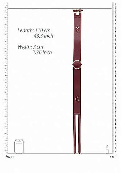 Ouch-Halo-Waist-Belt-L-xl-Burgundy-SHOTS-AMERICA-335379847