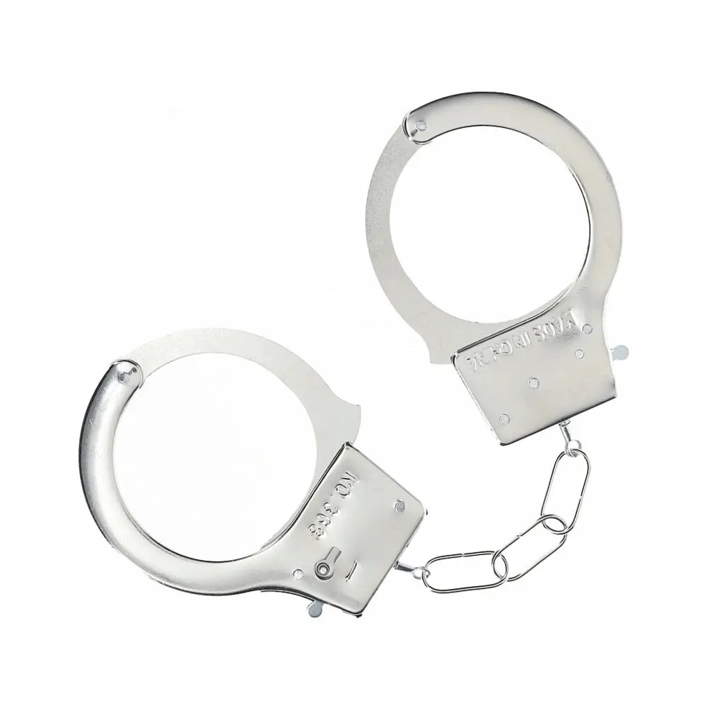 Ouch! Classic Metal Handcuffs Silver Shots