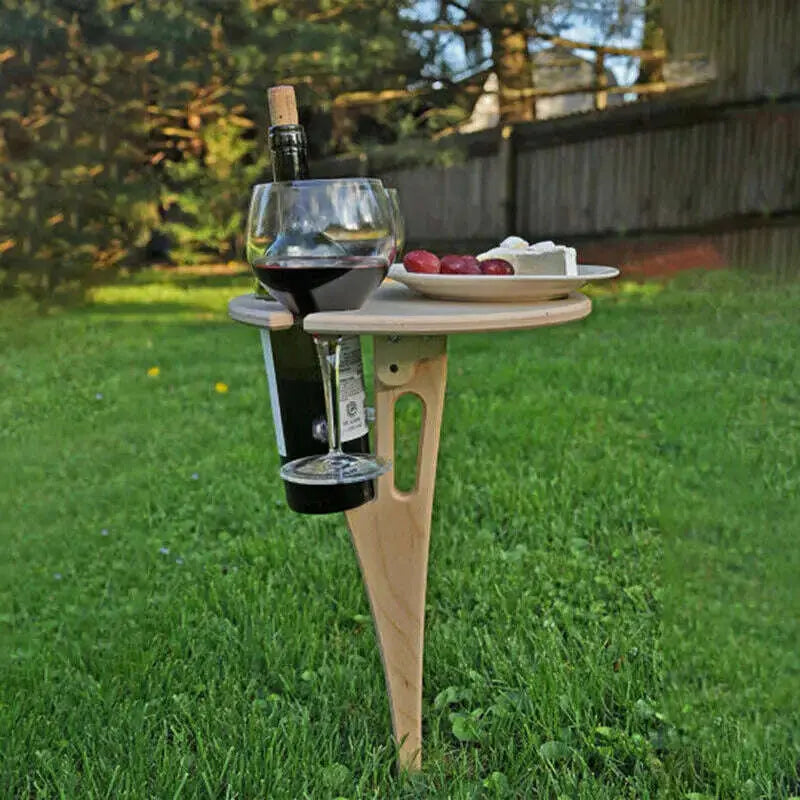 Outdoor-Wine-Table-Portable-Picnic-Table-Wine-Glass-Racks-Foldable-Round-Desktop-Wooden-Picnic-Table-Garden-Collapsible-Table-GreatEagleInc-334169932
