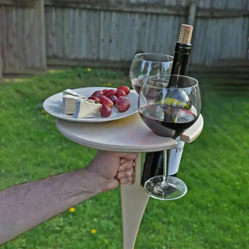 Outdoor-Wine-Table-Portable-Picnic-Table-Wine-Glass-Racks-Foldable-Round-Desktop-Wooden-Picnic-Table-Garden-Collapsible-Table-GreatEagleInc-334170132