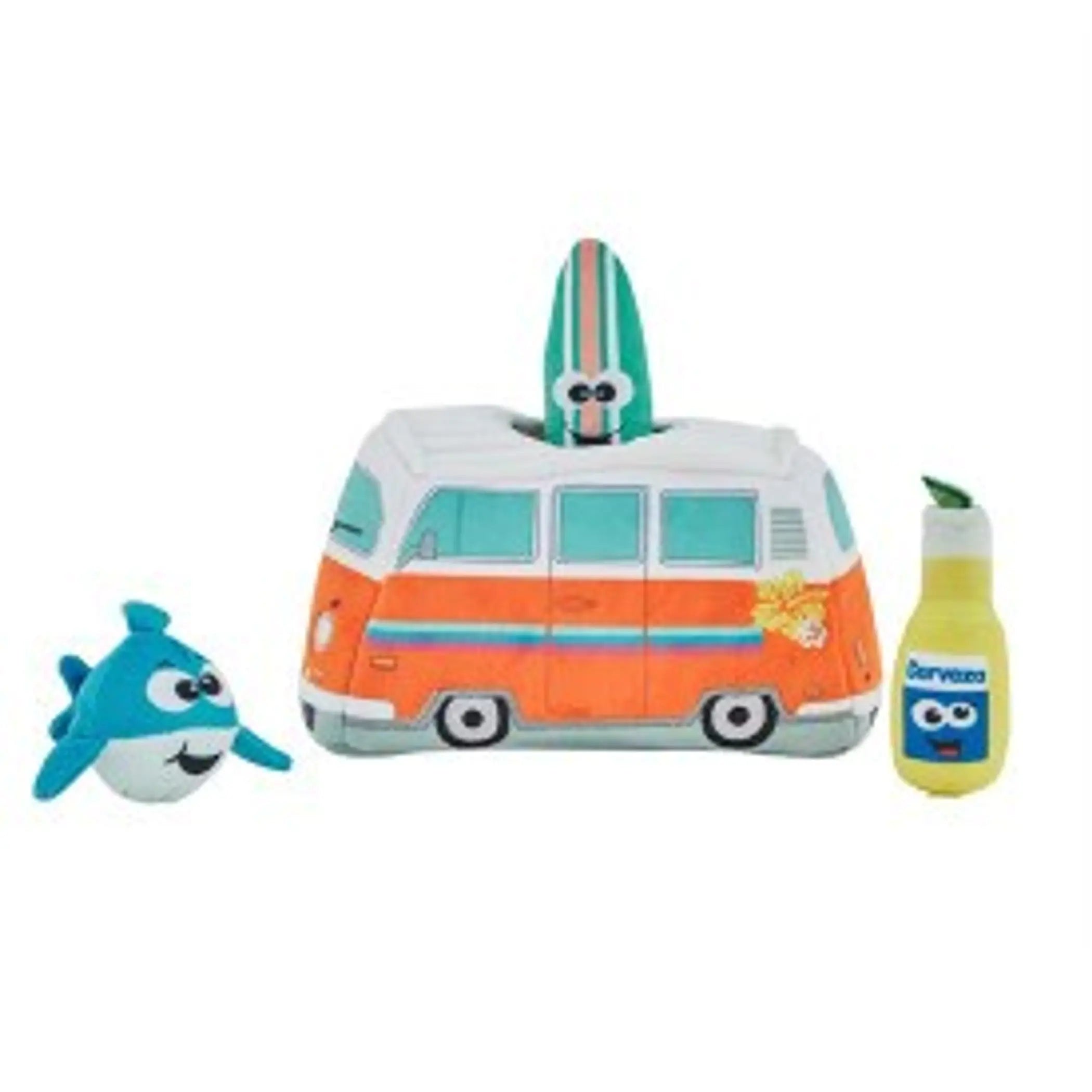 Outward Hound Hide A Surf Van Plush Dog Puzzle Toy Multicolor Outward Hound