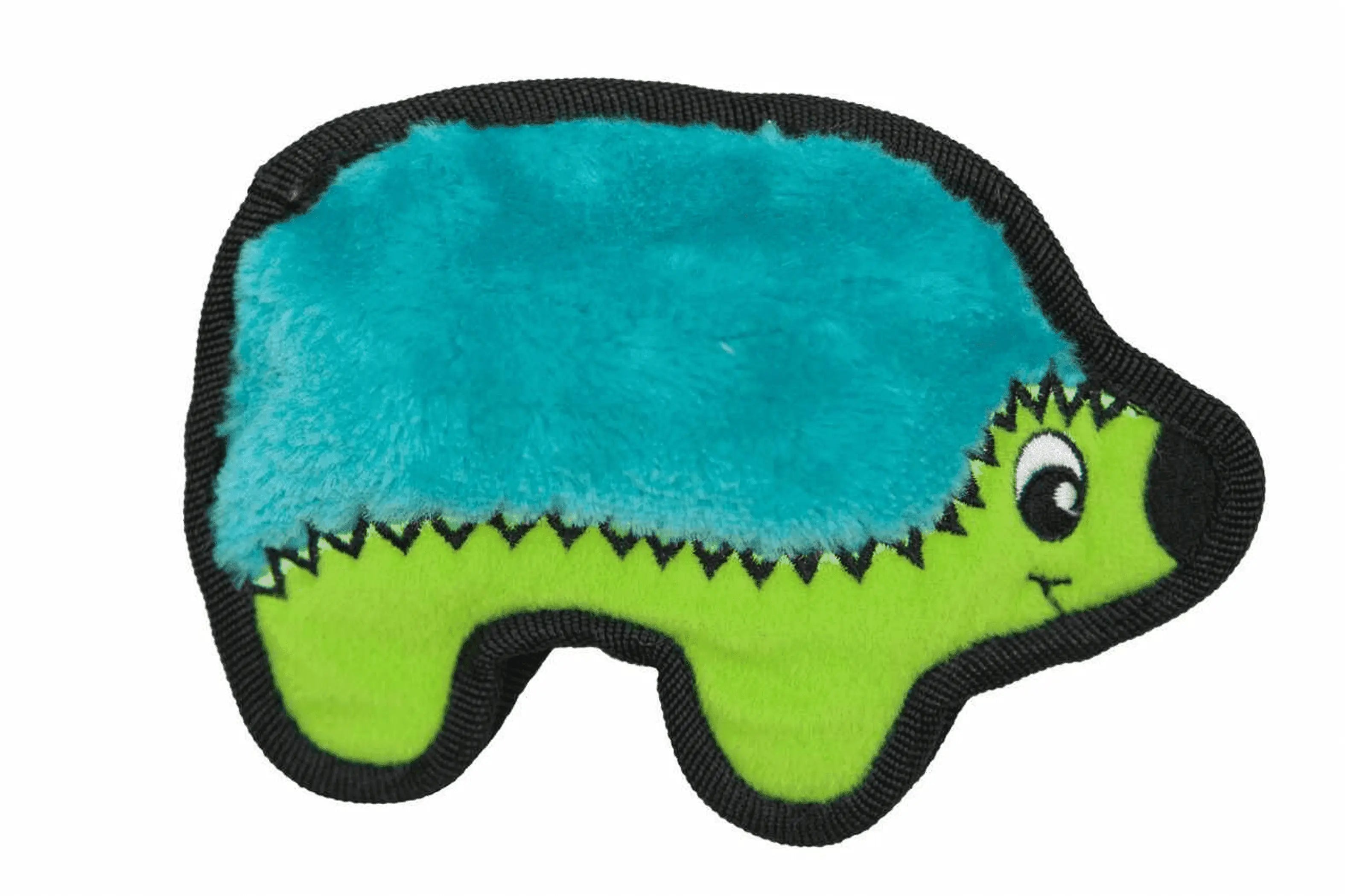 Outward Hound Invincibles Hedgehog Durable Plush Dog Toy Turquoise XS Outward Hound