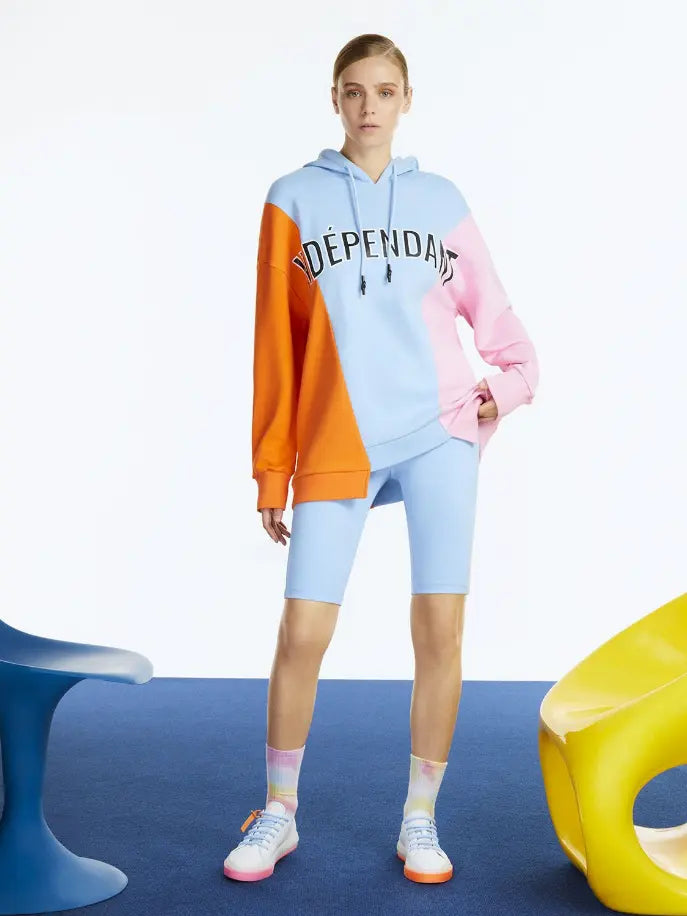 Oversized Print Sweatshirt Monique Store