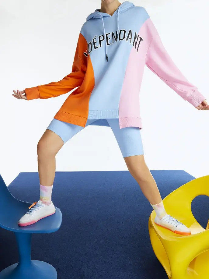 Oversized Print Sweatshirt Monique Store