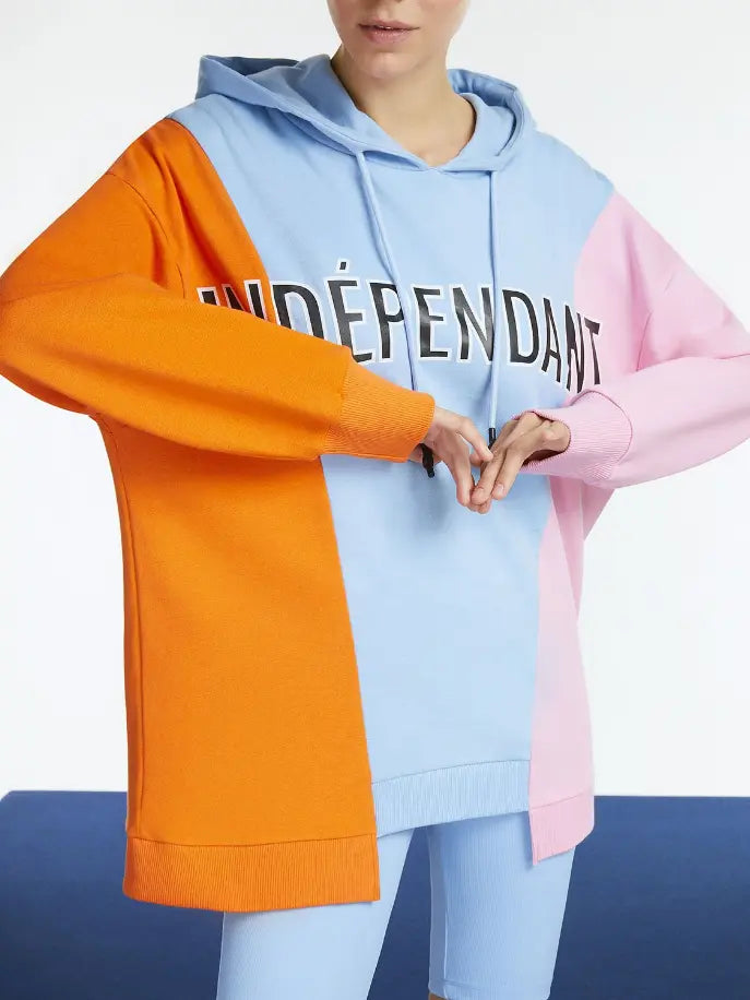 Oversized Print Sweatshirt Monique Store