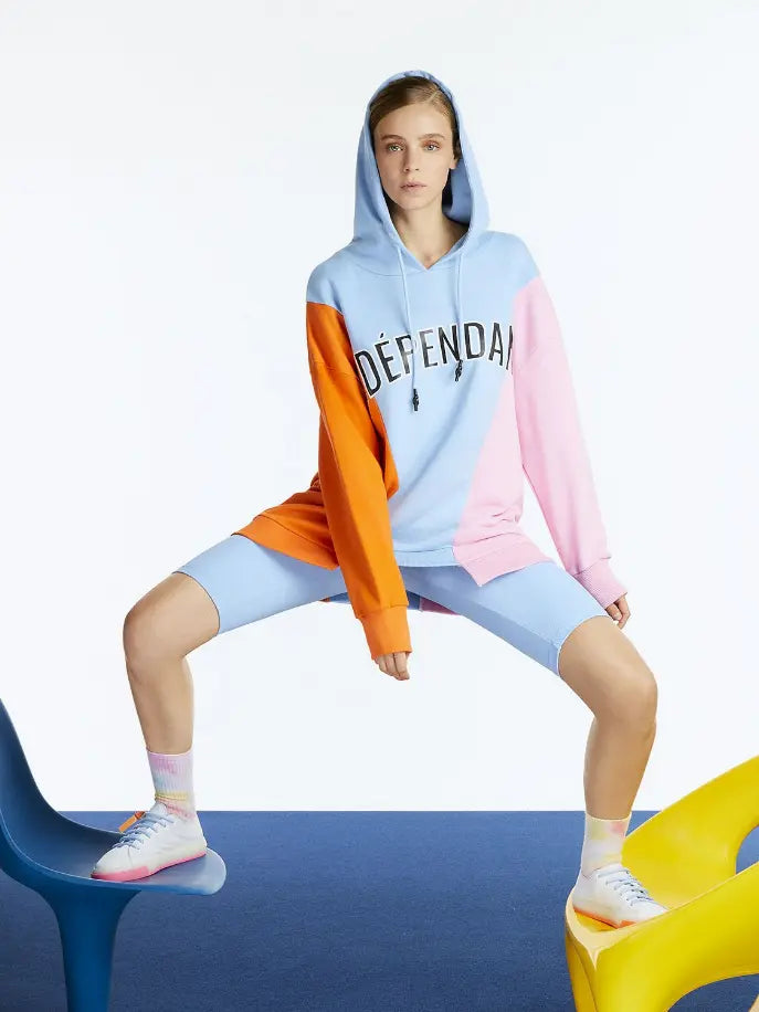 Oversized Print Sweatshirt Monique Store