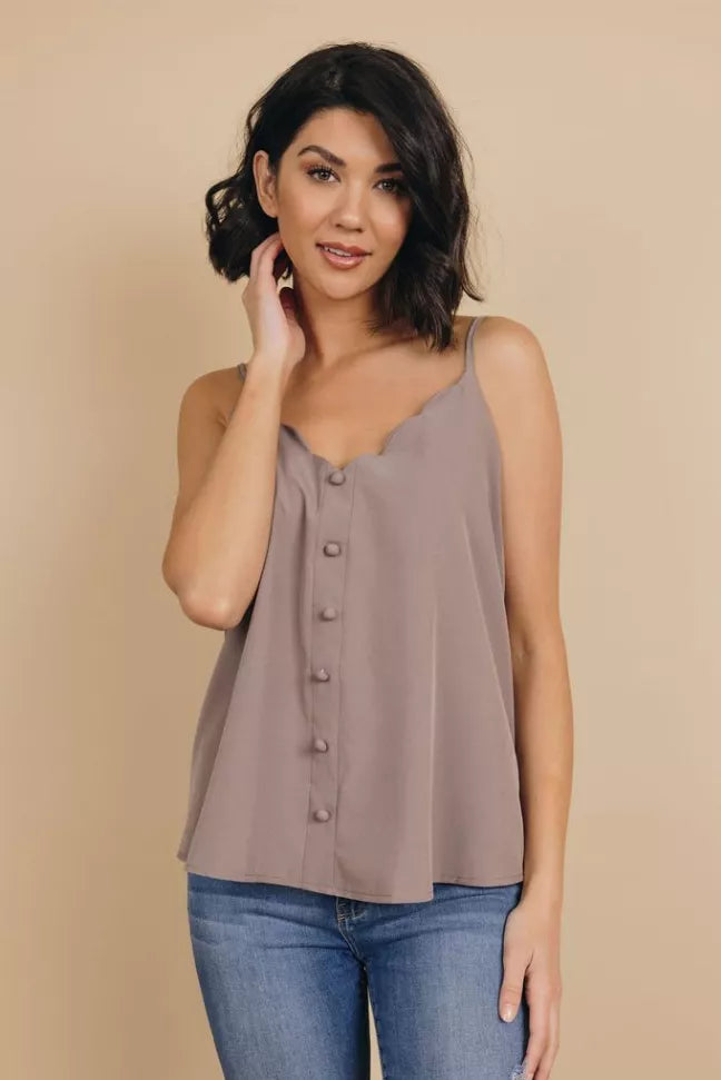 Overwatch Button Tank Stay Warm in Style