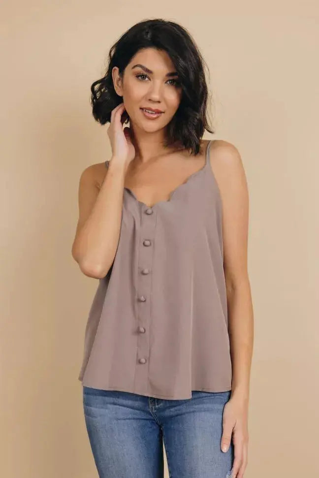 Overwatch Button Tank Stay Warm in Style