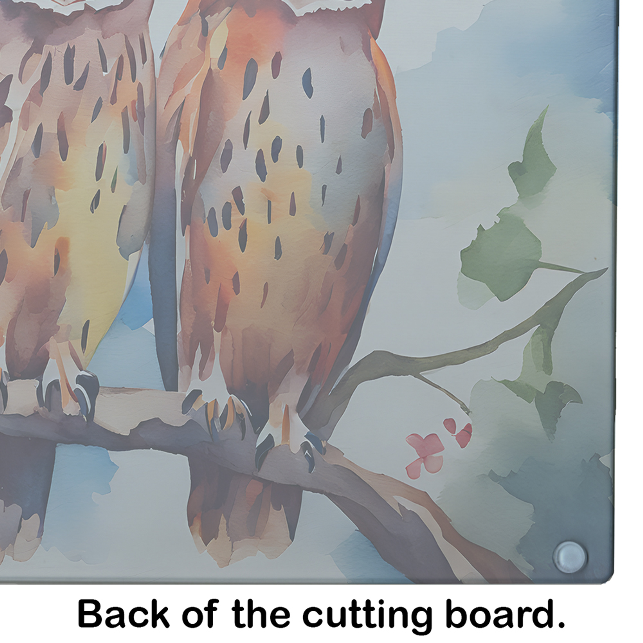 Owls Glass Cutting Board Caroline's Treasures