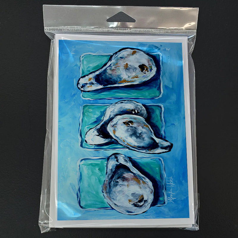 Oysters Oyster + Oyster = Oysters Greeting Cards Pack of 8 Caroline's Treasures